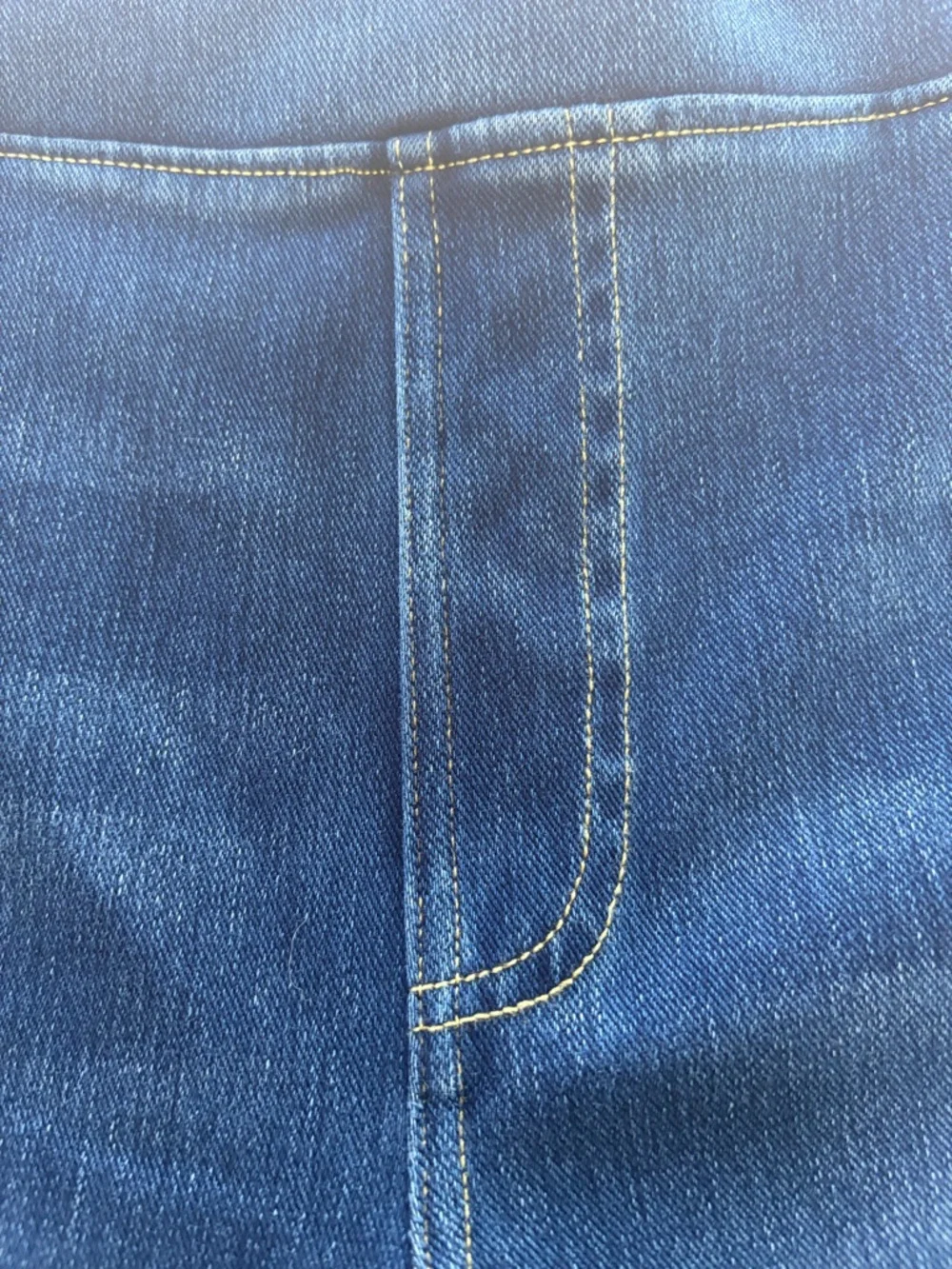 HALARA Dark Blue Wide Leg Flare Jeans - Picture 8 of 13